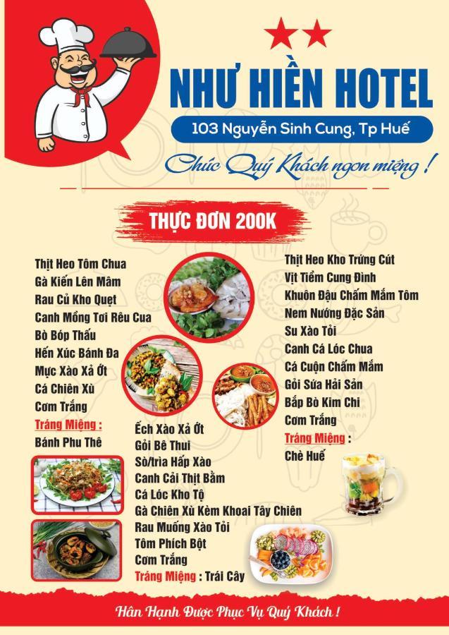 Nhu Hien Hotel Hué Eksteriør billede
